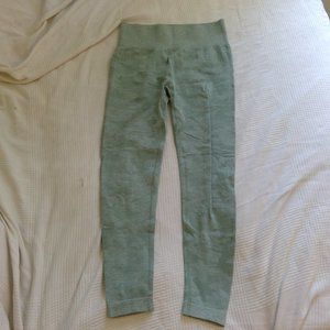 Gymshark size M sage green camo leggings